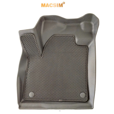 Thảm ô tô(sd1)2 lớp dạng lưới lục giác màu đen cho xe Ford Territory - bề mặt cao su siêu sạch