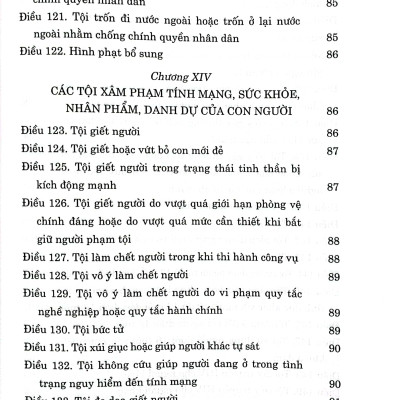 Bộ luật Hình sự (Hiện hành) (Bộ luật năm 2015, sửa đổi, bổ sung năm 2017)