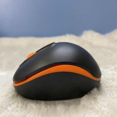 Chuột không dây NETBOX HT68 (CAM ĐEN) 1600dpi siêu nhạy, tiết kiệm pin - Hàng chính hãng