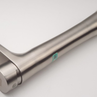 Vòi lavabo điếu nóng lạnh, Inox SUS 304 Eurolife EL-T023 (Trắng vàng )