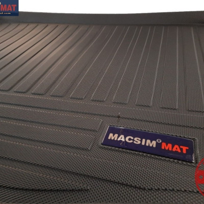Thảm lót cốp xe ô tô Ford Focus (Hatchback) 2012-2017 nhãn hiệu Macsim chất liệu TPV cao cấp màu đen (062)