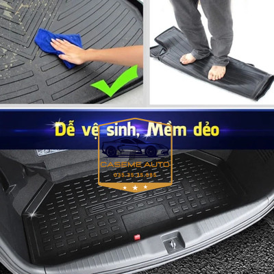 [VINFAST VF6] Lót Cốp Nhựa Xe VINFAST VF6, Bản Xăng, Khay Lót Cốp Nhựa Chống Nước, Nhựa Dẻo TPO Bền Bỉ - Hàng Nhập Khẩu