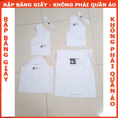 Rập giấy A0 bộ bé gái mã R225 (BẢN VẼ)