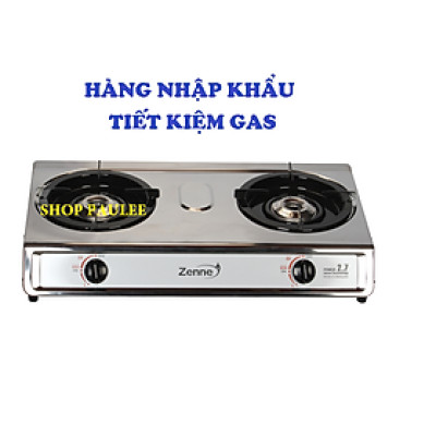 BẾP GAS ĐÔI ZENNE KDi 106 NHẬP KHẨU MALAYSIA – MẶT BẾP INOX - NGỌN LỬA MẠNH VÀ HỘI TỤ - TIẾT KIỆM GAS