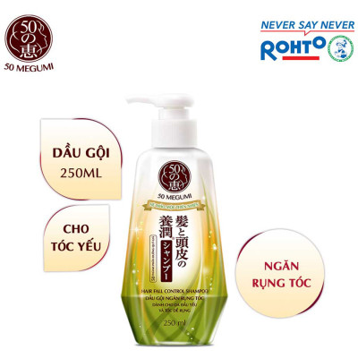 Dầu gội ngăn rụng tóc 50 Megumi Hair Fall Control Shampoo