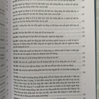 500 Câu hỏi và tình huống giải quyết các vướng mắc tranh chấp lao động