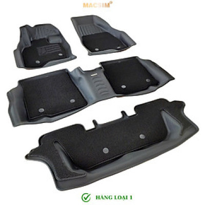 Thảm lót sàn ô tô 2 lớp cao cấp dành cho xe Ford Explorer 2011-2019 nhãn hiệu Macsim chất liệu TPV