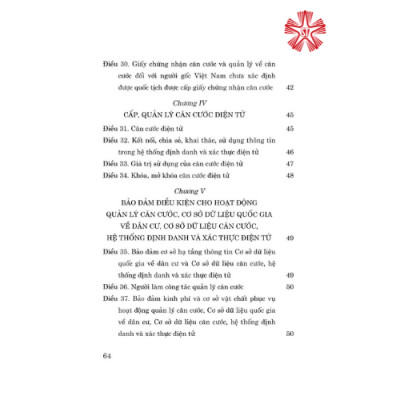 Luật Căn cước công dân (bản in 2024)