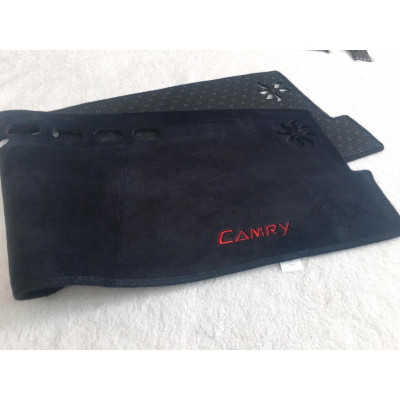 Thảm taplo nhung lông cừu xe Toyota Camry - đời xe 2014-2018, có video và hình ảnh sản phẩm thật.