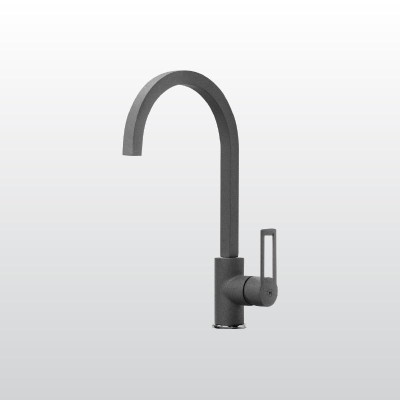 Vòi rửa chén Malloca MF-073 - Màu xám - Nước Nóng Lạnh - Hàng Chính Hãng