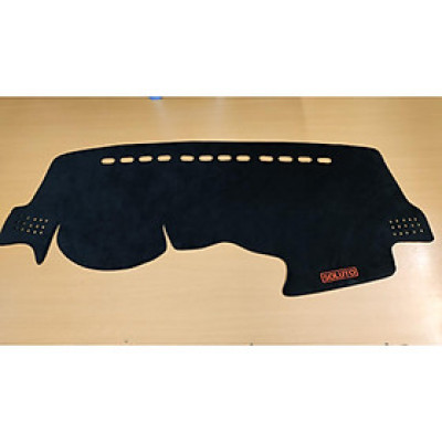 Thảm chống nóng taplo xe kia soluto thảm nhung 3 lớp  cách nhiệt đế cáo su chống trơn