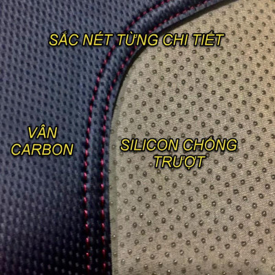 Thảm Taplo ô tô Vinfast Fadil Da Vân Carbon Cao cấp - Hàng chuẩn loại 1- Giá tận xưởng