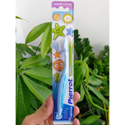 [ Mua 2 tặng 1 set kit ] Bàn chải đánh răng trẻ em PIERROT BABY (0- 2 tuổi)