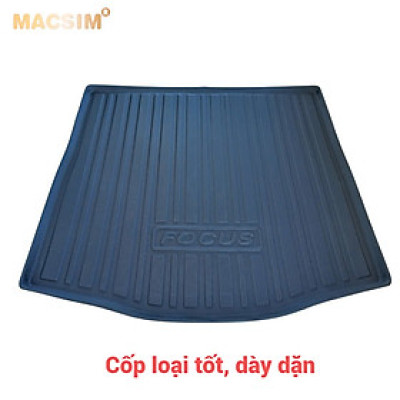 Thảm lót cốp xe ô tô Ford Focus sedan qd 2012-2018 nhãn hiệu Macsim chất liệu TPV cao cấp màu đen