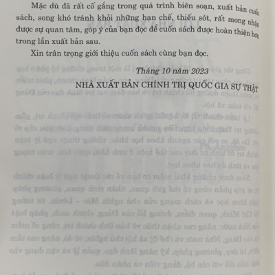 Sách - Thuật ngữ lý luận chính trị
