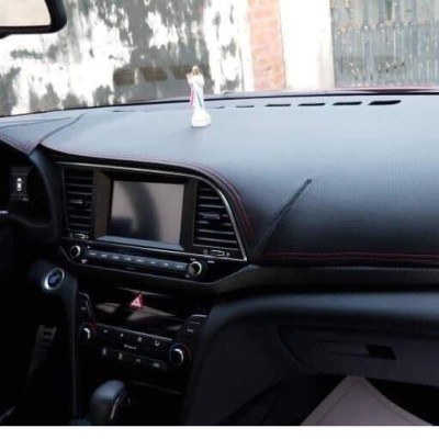 Thảm da Taplo vân carbon Cao cấp dành cho xe Hyundai Tucson 2019 1.6 Turbo