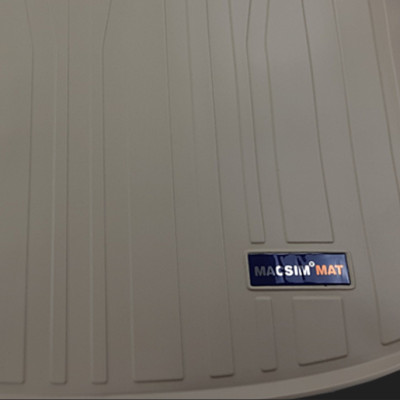 Thảm lót cốp xe ô tô Ford Everest 2016 - đến nay nhãn hiệu Macsim chất liệu TPV cao cấp màu be (183)