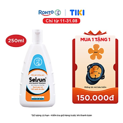 Dầu gội Selsun chống gàu, sạch gàu & hết ngứa da đầu Selsun Anti-Dandruff Shampoo 250ml