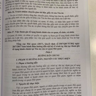 Chỉ dẫn tra cứu áp dụng Luật tố tụng hành chính năm 2015