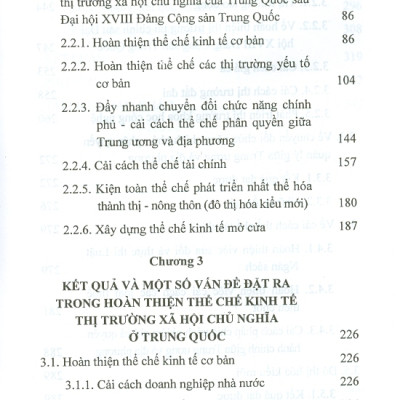 Hoàn Thiện Thể Chế Kinh Tế Thị Trường Xã Hội Chủ Nghĩa Ở Trung Quốc Từ Sau Đại Hội XVIII Đảng Cộng Sản Trung Quốc