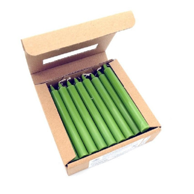 Hộp 30 nến taper Eden Candle FTRAMART EDC2324 cao 11 cm (Xanh lá)