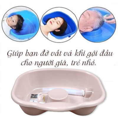 Chậu gội đầu tại giường