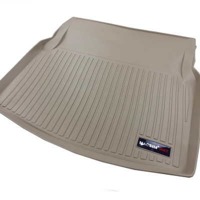 Thảm lót cốp xe ô tô Mercedes C 2015 -nay nhãn hiệu Macsim chất liệu TPV cao cấp màu be (181)