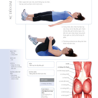 70 Bài Tập Cải Thiện Vóc Dáng Tăng Sự Dẻo Dai (Bản in màu)