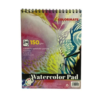 Tập Giấy Vẽ A4 Watercolor Pad Colormate ARTIST-WP (24 Tờ)
