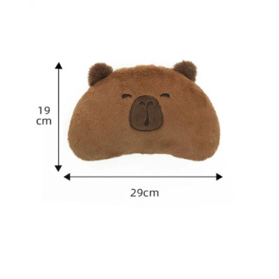 Tựa Đầu Tựa Lưng Ghế Oto Hình Capybara Hottrend, Tựa Ghế Trang Trí Cute Mặt Capybara Nghộ Nghĩnh - Hàng Chính Hãng MINIIN