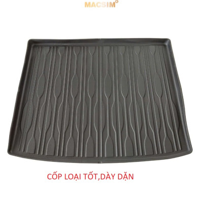 Thảm lót cốp sd4 xe ô tô BYD Atto3 2023+ Nhãn hiệu Macsim chất liệu nhựa TPE cao cấp màu đen