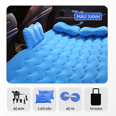 Giường nệm hơi gấp gọn dễ mang đi du lịch cho xe hơi, ô tô 4 đến 7 chỗ | Tiện lợi, dễ dàng sử dụng mang lại giấc ngủ ngon cho người sử dụng [Tặng kèm bơm nệm 12V]