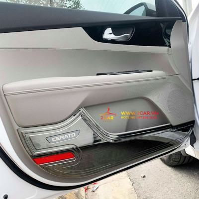 Ốp Tapli Cánh Cửa Xe Kia Cerato 2019, 2020, 2021 Hàng TiTan Cao Cấp