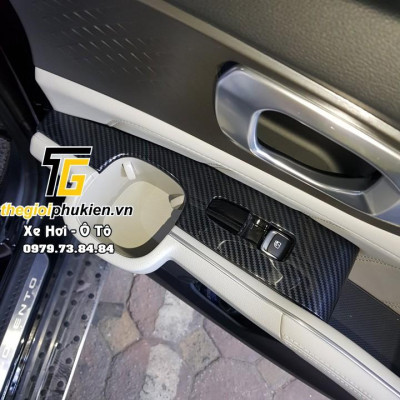 Ốp nội thất vân Carbon KIA Sorento 2021 cao cấp – Bộ 6 chi tiết