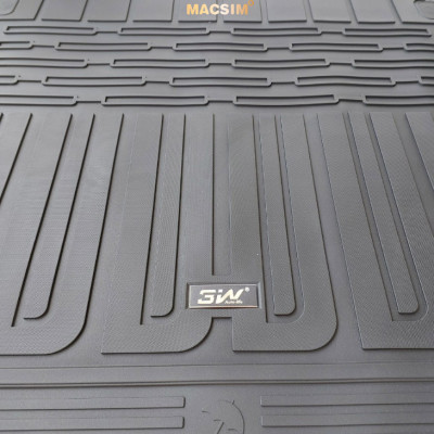 Thảm lót cốp xe ô tô LANDROVER RANGE ROVER 2023+ new nhãn hiệu Macsim 3W chất liệu TPE cao cấp màu đen