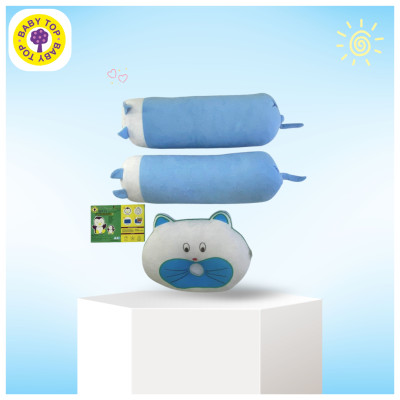 Gối Đôi Con Sâu BabyTop (25x32)( 13x43)cm x 2 ( Màu và họa tiết ngẫu nhiên )