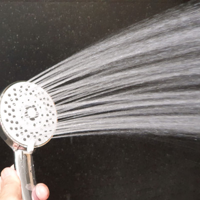 Bộ tay dây sen cao cấp 5 chế độ chảy chất liệu nhựa ABS mạ Chrome Eurolife EL-123SH