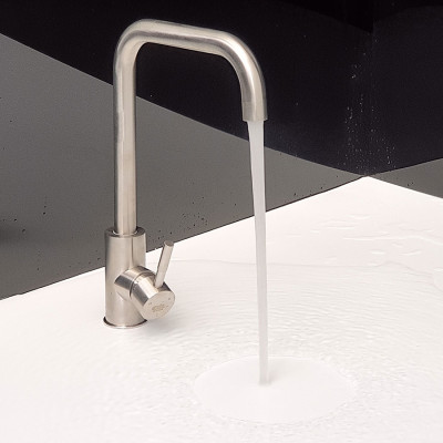 Vòi rửa chén nóng lạnh Inox SUS 304 Eurolife EL-T001 (Trắng bạc)