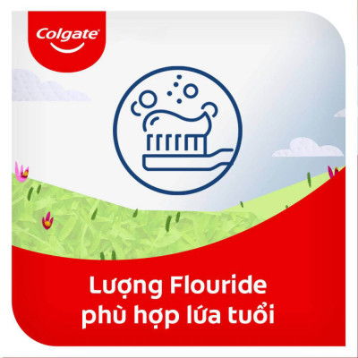 Bộ đôi kem Đánh Răng Colgate Trẻ em thiên nhiên 6-9 tuổi 80G