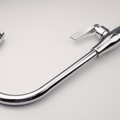 Vòi rửa chén lạnh Đồng mạ Chrome Eurolife EL-RC06 (Trắng bạc)