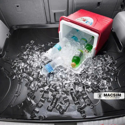 Thảm lót cốp ô tô nhựa TPU Hyundai i20 2014 -2020 Nhãn hiệu Macsim cao cấp màu đen