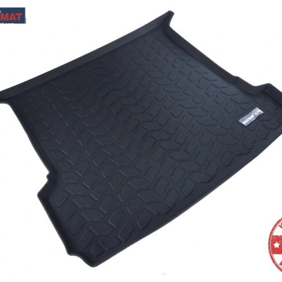 Thảm lót cốp xe ô tô Audi Q7 2016- tới nay nhãn hiệu Macsim chất liệu TPV cao cấp màu đen (121)