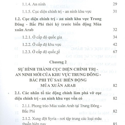 Sự Hình Thành Cục Diện Chính Trị - An Ninh Mới Tại Khu Vực Trung Đông - Bắc Phi Và Tác Động