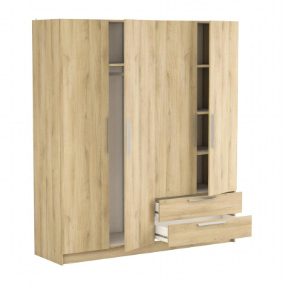 Tủ áo nhỏ gọn tủ đựng quần áo bằng gỗ MDF SMLIFE Cory