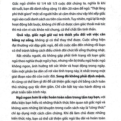 Ngủ Ngon Mỗi Đêm, Sống Khỏe Mỗi Ngày - Bí Mật Phía Sau Một Giấc Ngủ Chất Lượng