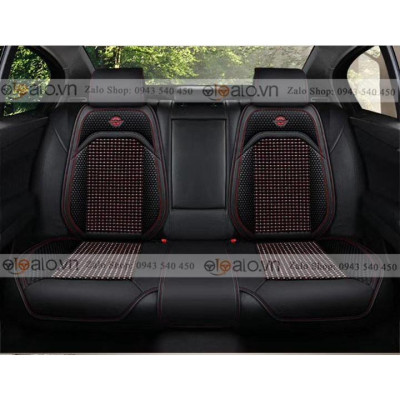 Áo trùm lót bọc ghế da xe ô tô Hyundai Kona da hạt gỗ tự nhiên CAO CẤP