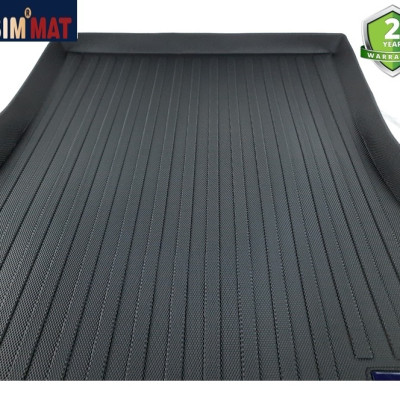 Thảm lót cốp xe ô tô Cadillac CT6 2016-đến nay nhãn hiệu Macsim chất liệu TPV cao cấp màu đen (D0201)