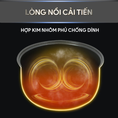 Nồi Cơm Điện Tử BlueStone RCB-5946 - Dung Tích 1,5 lít - Công suất 860W - Lòng nồi phủ chống dính cao cấp an toàn sức khỏe - 6 chế độ cài đặt sẵn - Bảo hành 2 năm - Hàng chính hãng