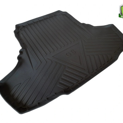 Thảm lót cốp qd xe ô tô Lexus GS 2013- 2018 nhãn hiệu Macsim chất liệu TPV cao cấp màu đen