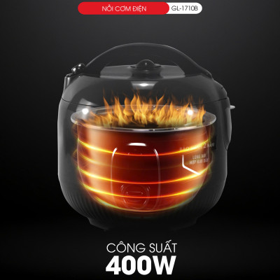 Nồi cơm điện Gali GL-1710B 1 lít. Hàng chính hãng, bảo hành 24 tháng.